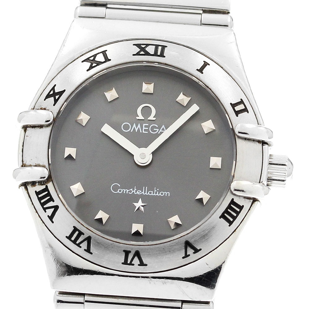 オメガ OMEGA 1561.51 コンステレーションミニ マイチョイス クォーツ レディース 保証書付き_901078【中古】