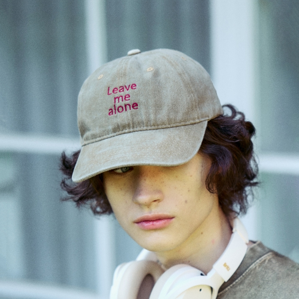 ラブズアートピグメントレタリングボールキャップカーキベージュ