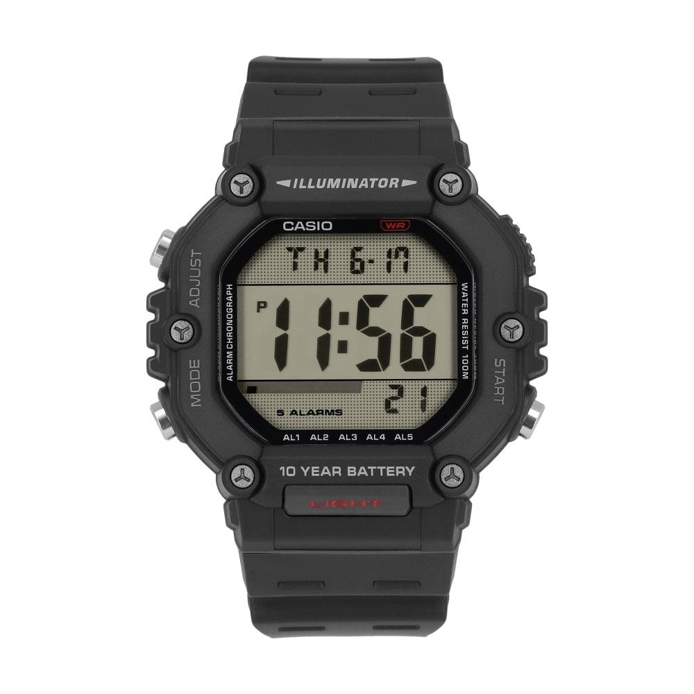 カシオ 男性 デジタル スポーツ ウレタン時計 AE-1600H-1AVDF