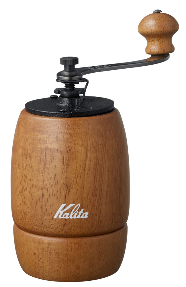 カリタ Kalita コーヒーミル 木製 丈夫な鋳鉄製カッター KH-9 ブラウン BR 粗さ調整可能 手挽きコーヒーミル #42121 ミル グラインダー ハンドミル 手動 コーヒー初心者 初心者
