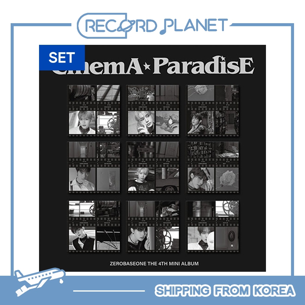 9種セット ZEROBASEONE (ZB1) - The 4th Mini Album [CINEMA PARADISE] (DIGIPACK ver.) 5,220円
