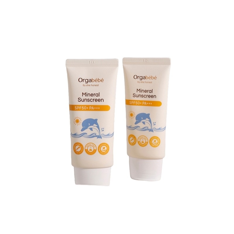 1+1オガベベ武器自車赤ちゃんサンクリームSPF50 PA +++水遊び子供紫外線遮断剤幼児サンブロック