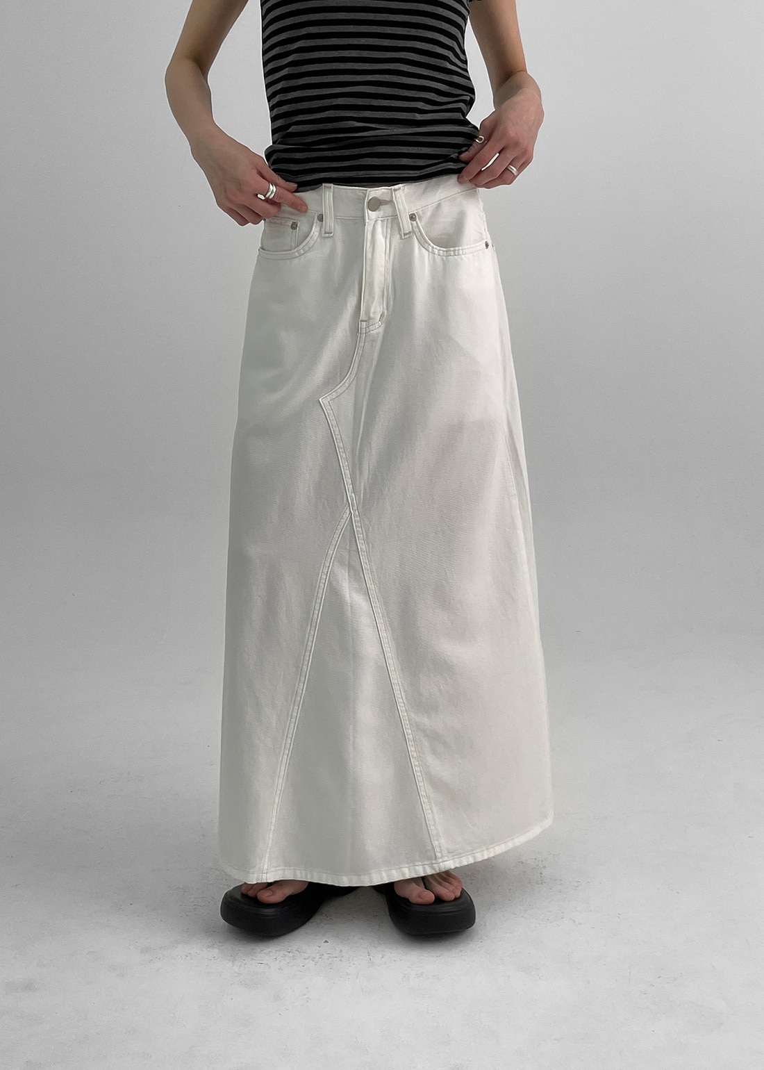 ラブディーンサマーフレアロングスカート