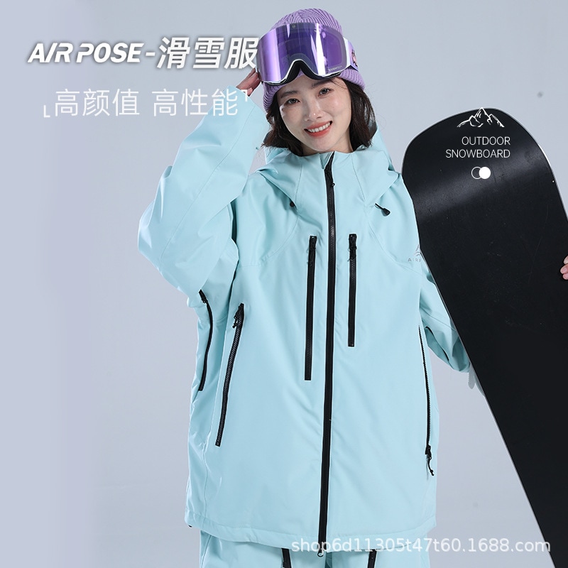 2025 スキーウェア レディース スノーボード 3l プロフェッショナル 2024 新作 冬 コットン 暖かい 防水 スキー トップ