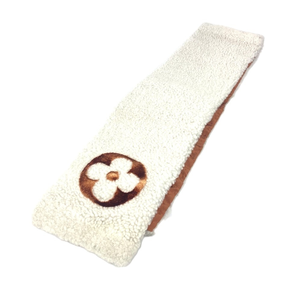 マフラー M77055 エシャルプ・シャーリング ファー アクセサリー シアリング ホワイト