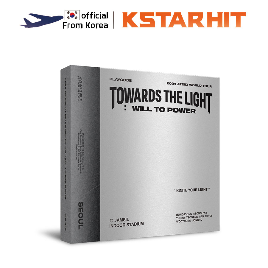 (+特典/PLAYCODE) ATEEZ 2024 WORLD TOUR [TOWARDS THE LIGHT_WILL TO POWER]