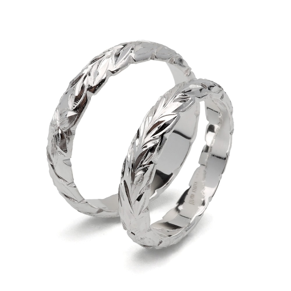 ハワイアン ペアリング 甲丸 925 [rs199]