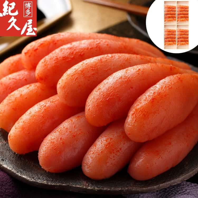 福岡 「博多紀久屋」 無着色辛子明太子 F 220g4 離島は配送不可 610051 お歳暮 お中元 お土産 ご進物 ギフト 贈り物に最適