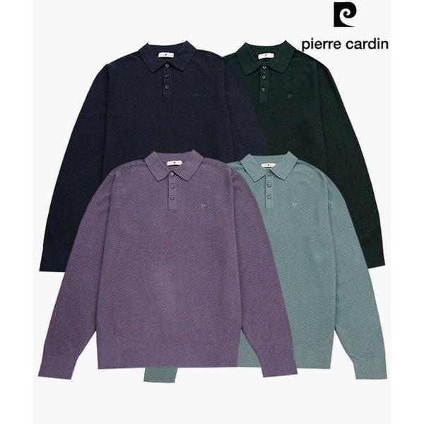 男性の変わりやすい季節の基本的な無地のカラーニットセーターTシャツPPKT3351_ept
