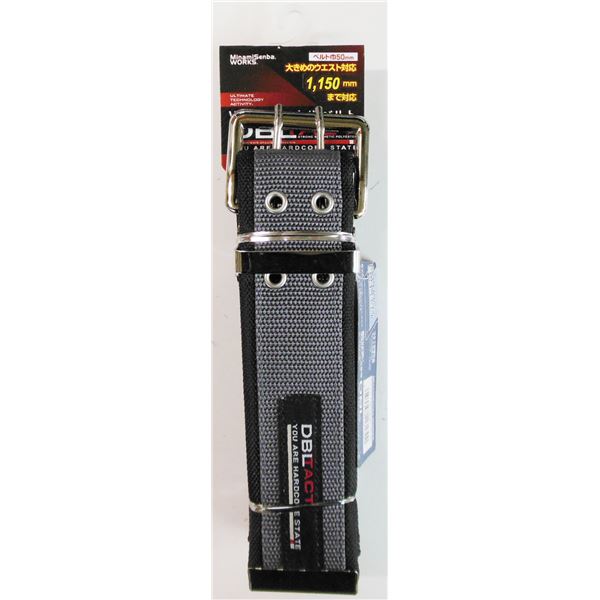 (業務用15個セット) DBLTACT Wピンバックルベルト (グレー) DT-PB-GL