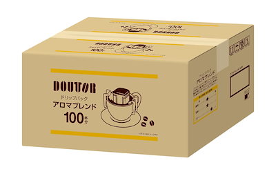 他サイト： ドトールコーヒー ドリップパック アロマブレンド (7g×100P)×1箱の商品画像