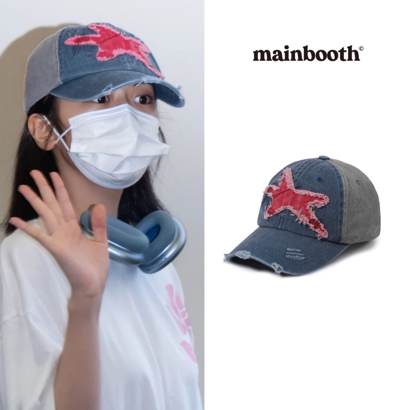 IVE アンユジン 着用 Starfish Damage Ball Cap