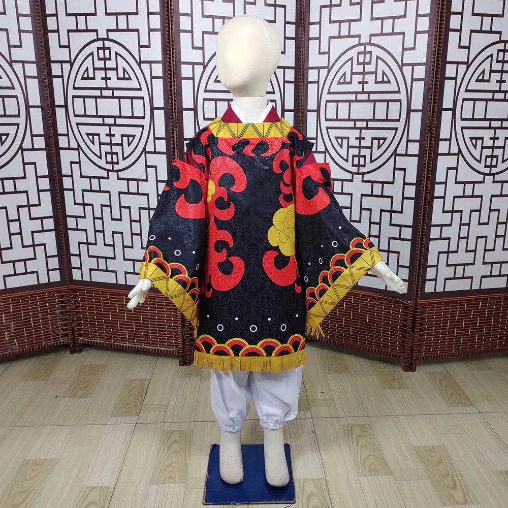 子供専用サイズ 竈門炭十郎 ヒノカミ神楽 コスプレ衣装 コスチューム ハロウィン期間限定30％