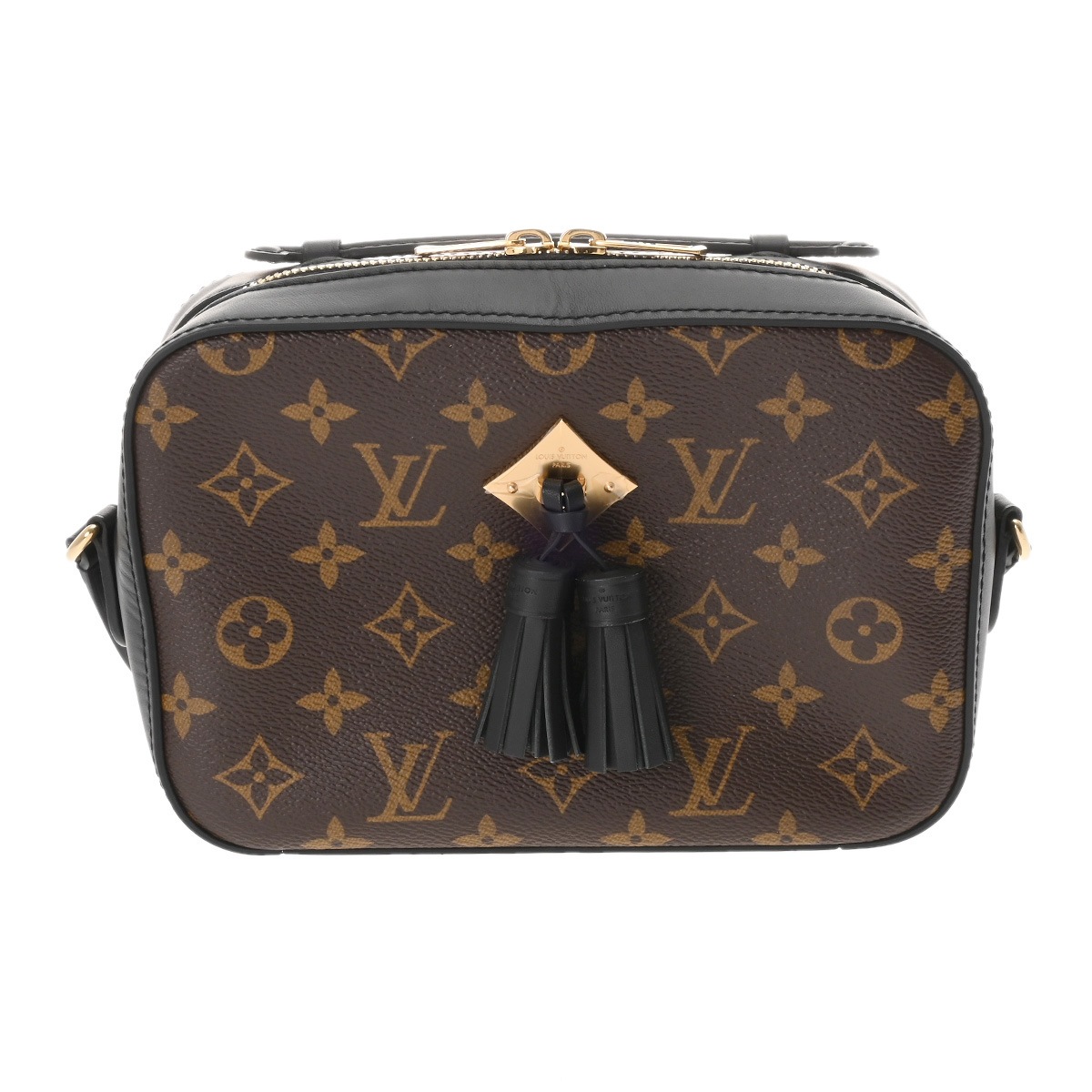 モノグラム サントンジュ ノワール M43555 レディース モノグラムキャンバス ショルダーバッグ Aランク 中古 銀蔵