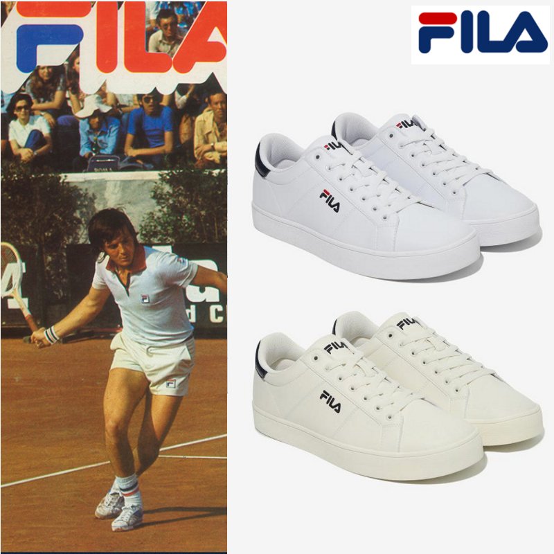 フィラUnisex Court Deluxe V2 2 Colors (White / Beige)