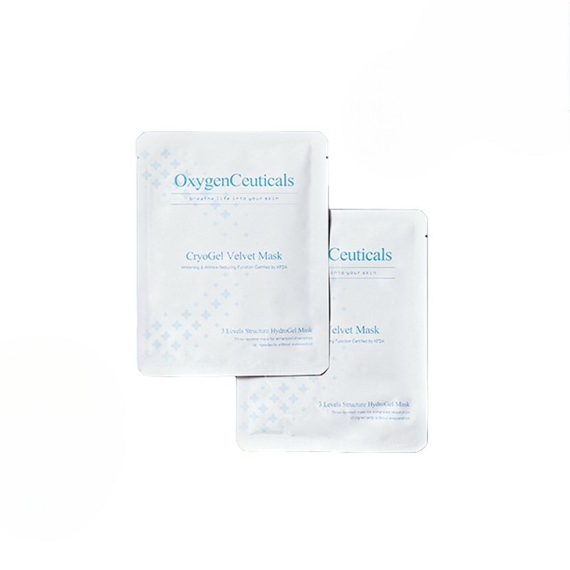 【クライオジェルベルベットマスク1box（6枚）】プレミアムゲルタイプマスクパックオキシゼンシュチカルズ