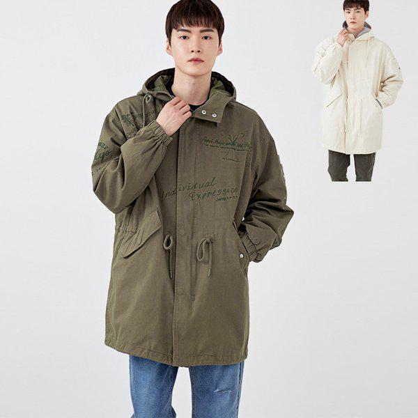 共用レタリングシリーズ野暮ったいジャケットジャンパー(JN1JPU106)_DG