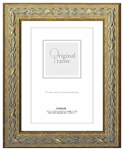 A.P.J. ローレルフレーム 四ツ切サイズ(348×424mm) アンティークゴールド