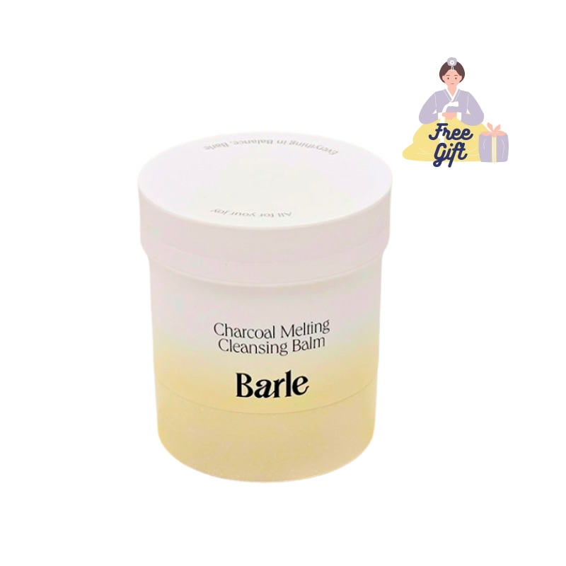 [Barle] バルル　チャコールメルティングクレンジングバーム100g　炭クレンジング/チャコールクレンジング/皮脂洗浄/ホワイトヘッド/ブラックヘッド/紫外線遮断/毛穴洗浄/敏感肌