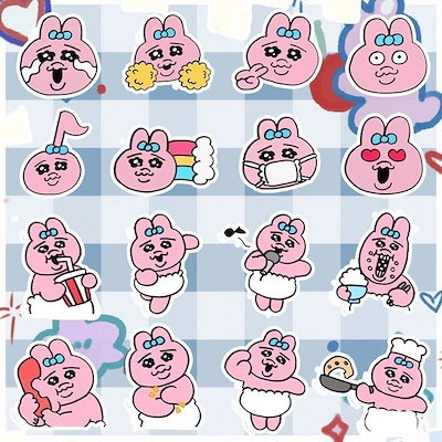 Qoo10] 【40枚入】日系おぱんちゅうさぎ うさぎ