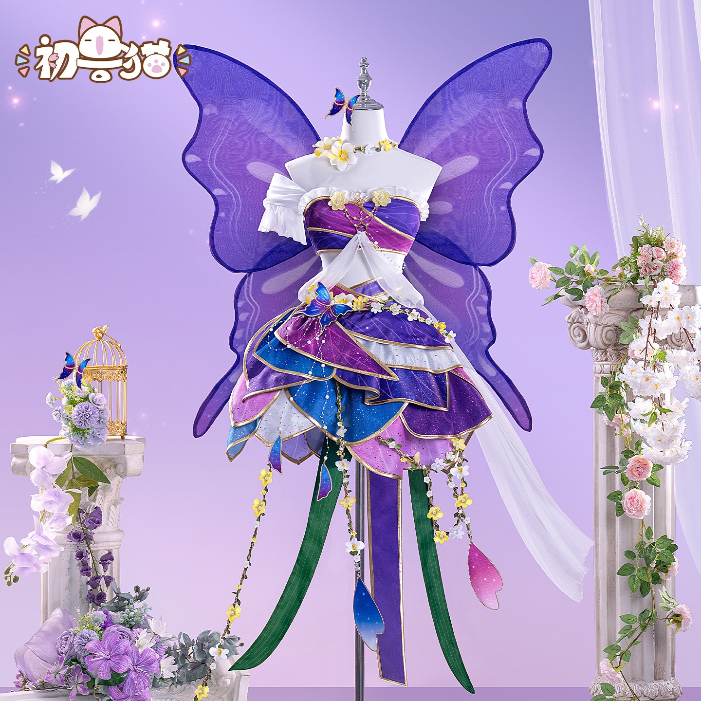 初兽猫 ホビー・コスプレ lovelive花妖觉醒东条希cos服南小鸟 妮可 园田海未