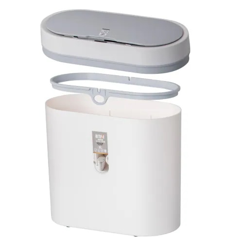 センサー式ゴミ箱 8L 自動ゴミ箱 8Lゴミ袋対応 ふた付き ダストボックス ホワイト da