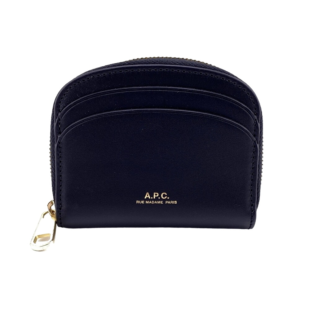 F63437 カードケース 小銭入れ コンパクトジップ レザー コインケース ブラック ユニセックス ブランド