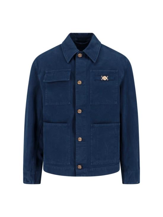 VERSACE Men Jacket 1017859 1A12946 1UO60 Blue