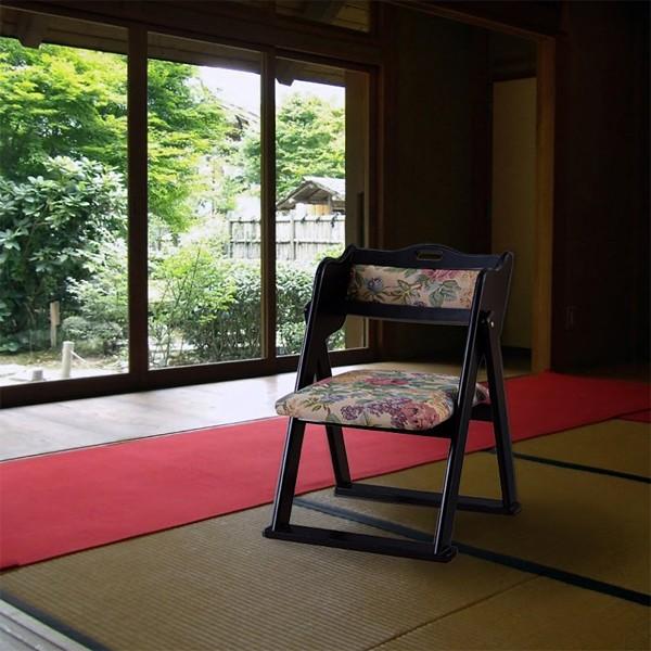 法事椅子 折りたたみチェア 折畳み 和風 神社 お寺 おしゃれ 和室