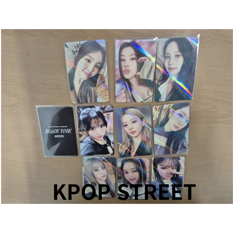 [WITHMUU特典 9EA/1SET]TWICE - READY TO BE / 12TH MINI ALBUM(NO ALBUM,ONLY PHOTOCARD]