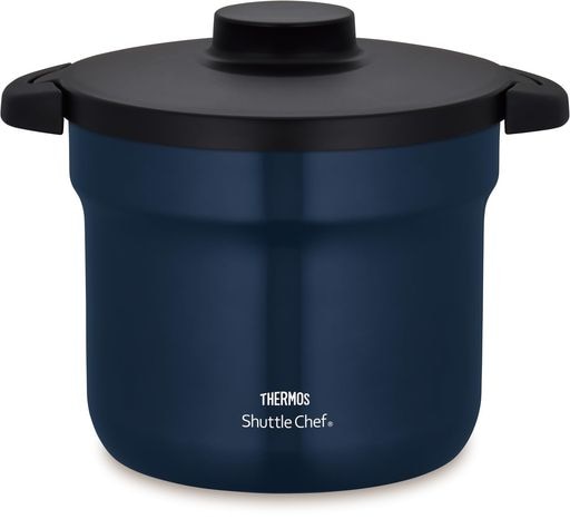 サーモス 真空保温調理器 シャトルシェフ 4.3L (4~6人用) ネイビー セラプロテクトコート KBJ-4502 NVY