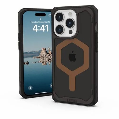プリンストン iPhone 15 Pro用ケース MAGSAFE対応 PLYO(ブラック／ブロンズ) UAG-RIPH23MA-YMS-B／B多機種対応ケース