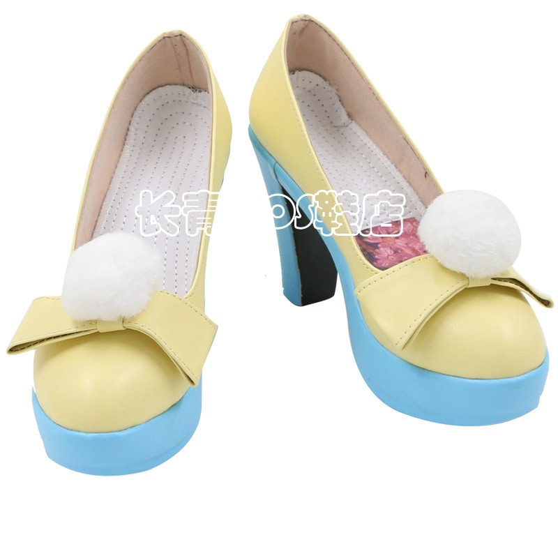 コスプレ靴 初音ミク MIKU はつね 下駄 シューズ 長靴 コスプレ クリスマス ハロウィン