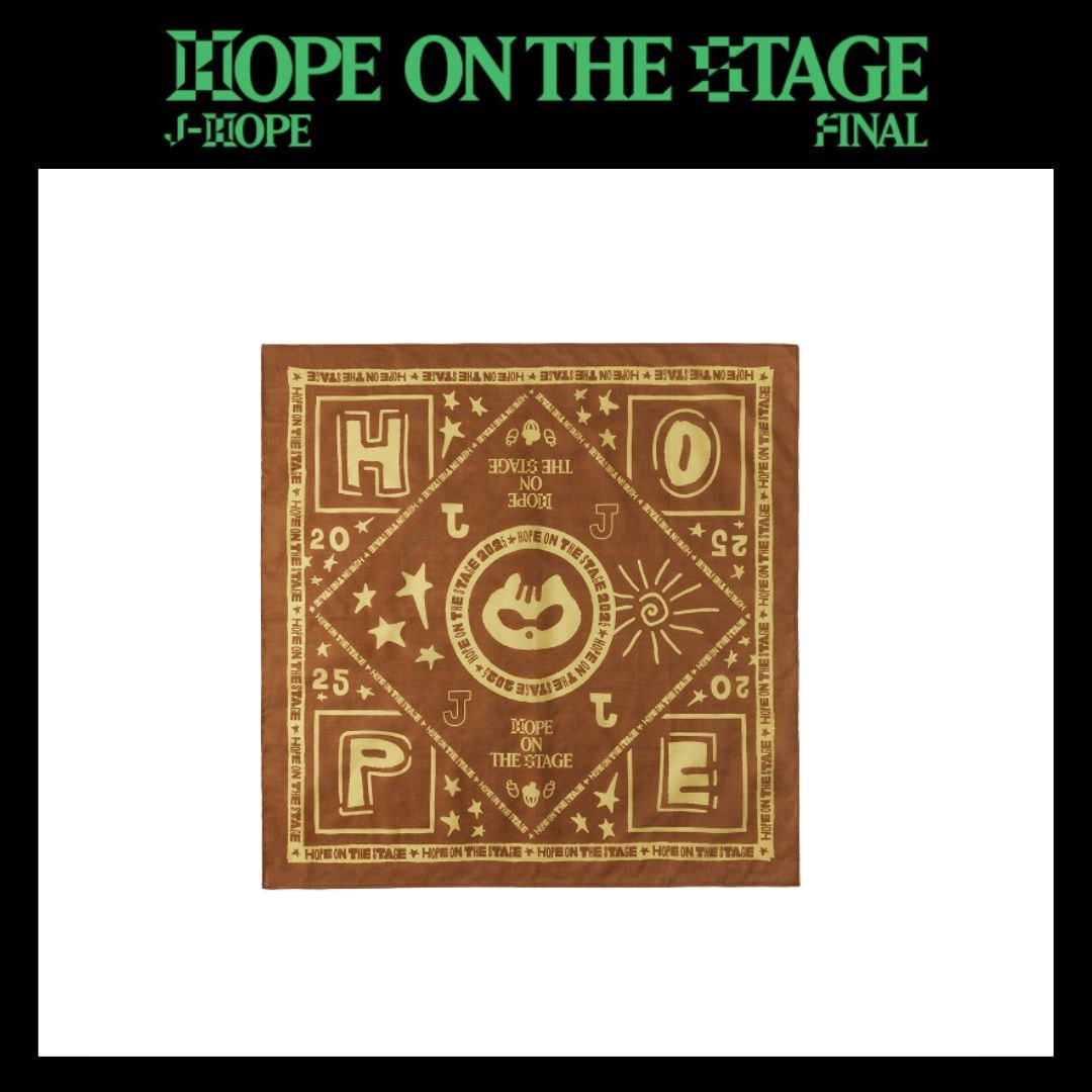 【 国内よりすぐに発送 】 [ J-HOPE ] HOPE ON THE STAGE FINAL 公式 MD [ バンダナ ] bandana ホビ ホソク