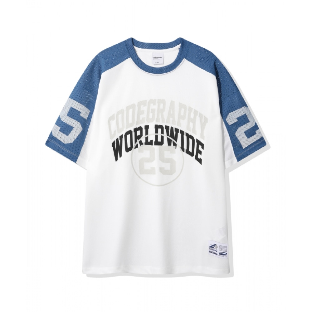 コードグレイ 25 ワールドワイドジャージーショートスリーブ Tシャツ_ホワイト