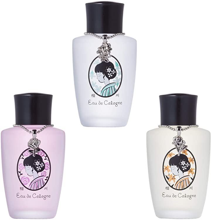 相州なでしこの夢コロン 香水 オーデコロン フラワー 香り 芳香 フローラル フレグランス 花の香り 日本製 ジャスミン／ローズ／リリー (ジャスミン／ローズ／リリー 3個セット)