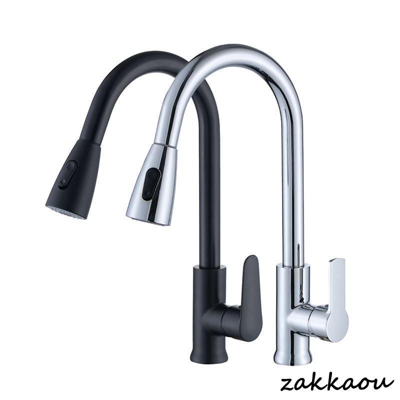 【即納】水栓金具 キッチン 台所 蛇口 混合水栓 シングルレバー 交換自分で 浴室用 洗面台 流し台 シャワー水栓 ホース引出し式 おしゃれ 台付 洗面所 水道蛇口 4,171円