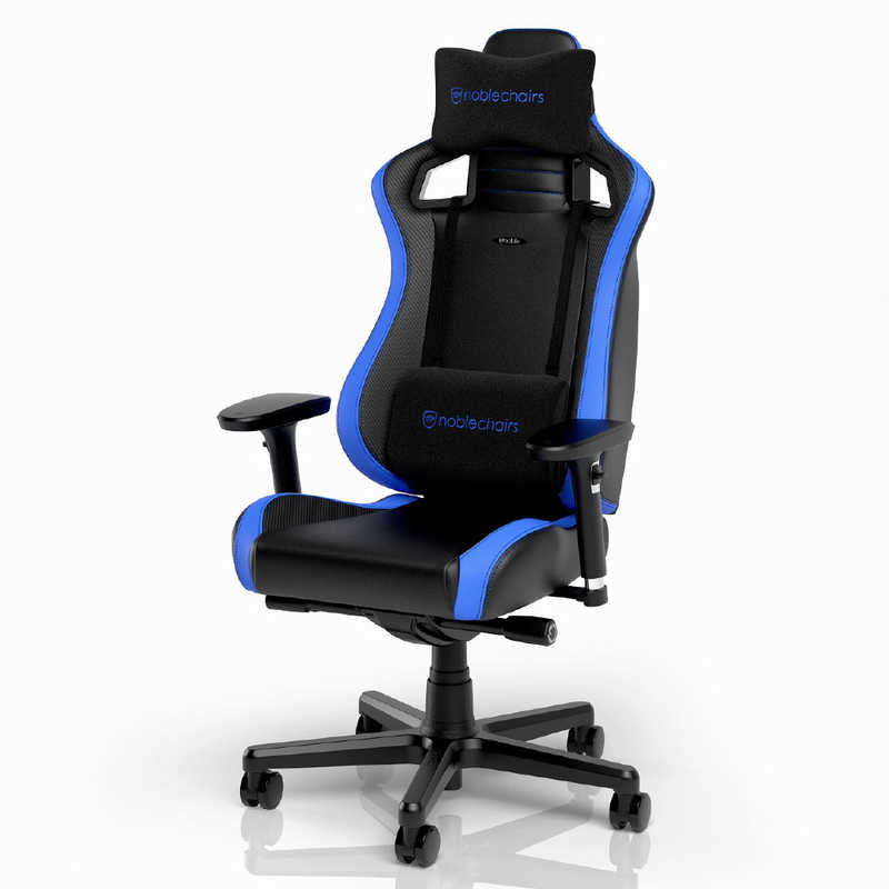 NOBLECHAIRS　ゲーミングチェア ［W620xD620xH1120～1220mm］ EPIC COMPACT(PUレザーモデル) ブルー 　NBL-ECC-PU-BLU 59,800円