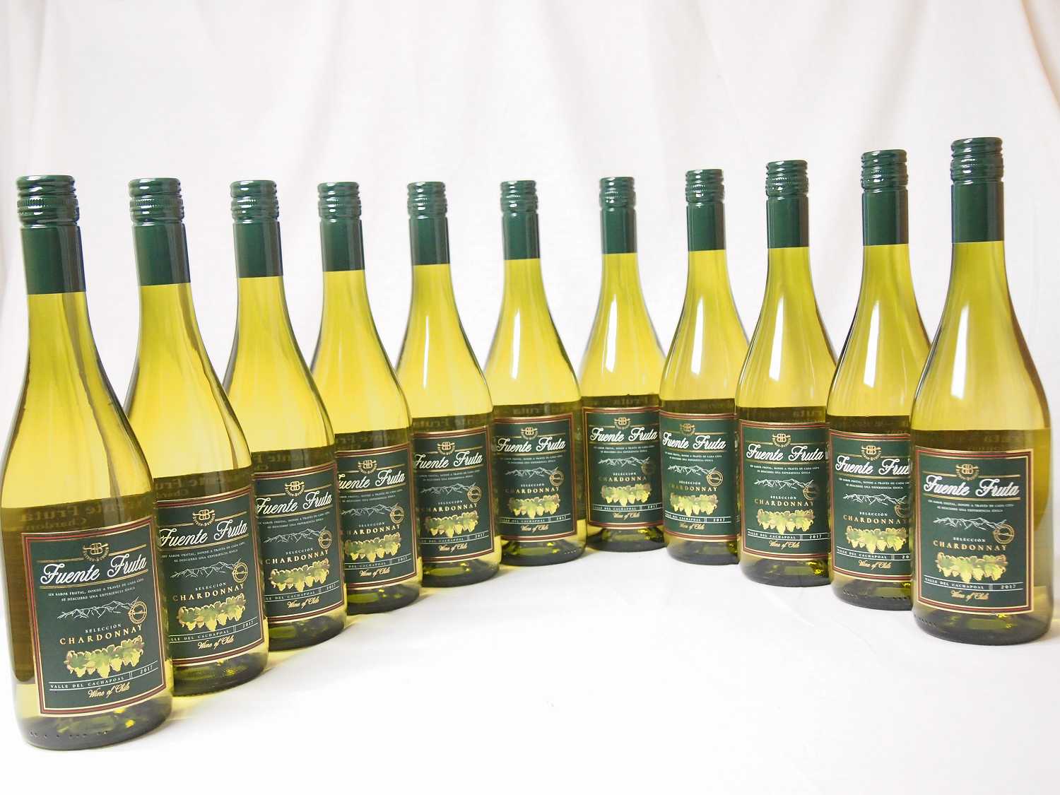 11本セットチリ産白ワイン フエンテフルータ　カベルネ　 白(チリ)750ml11本
