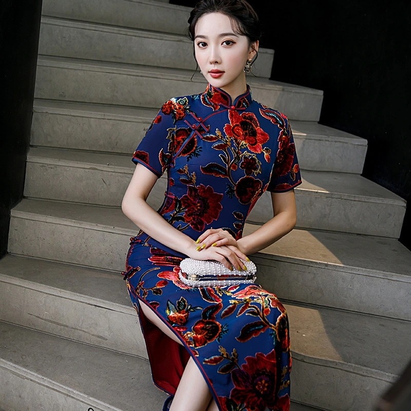 ワンピースドレスドレス二重層の短袖レトロレトロ2025気質エレガント改善スリムドレス女性