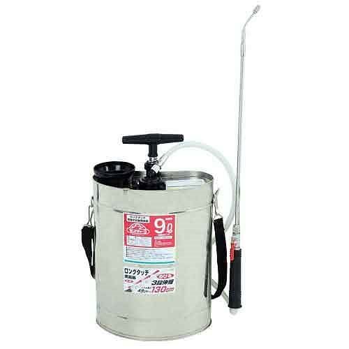セフティ３/ロングタッチ肩掛半自動噴霧器/９Ｌジュシポンプ