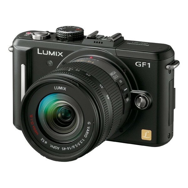 激安 中古 保証付Panasonic ミラーレス一眼カメラ GF1 レンズキット(14-45mm/F3.5-5.6標準ズームレンズ付属)  ミラーレス一眼カメラ - flaviogimenis.com.br