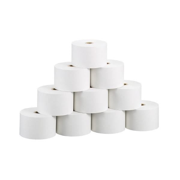 （まとめ）クリエイティア レジ用ロール紙 普通紙 NR4575 10巻[x10セット]