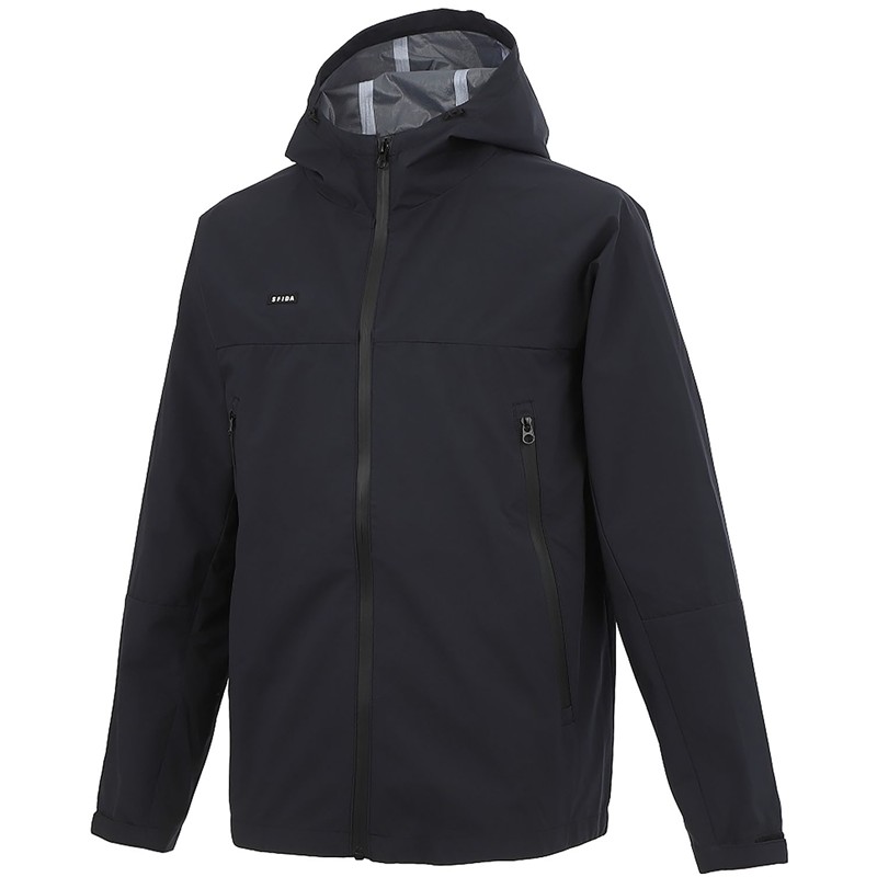 3レイヤープルーフジャケット フットサルウィンドジャケット (sa25511-blk)