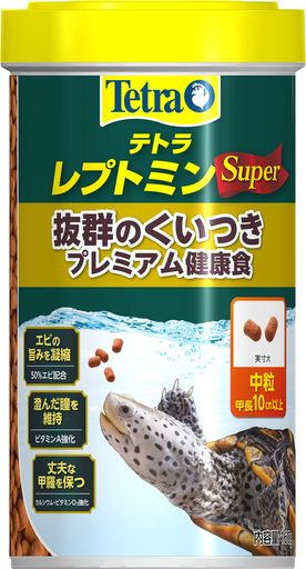 TETRA テトラ レプトミンスーパー中粒 160G 亀 カメ エサ