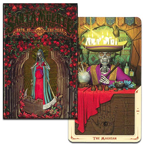 サンタ・ムエルテ・タロット 【陽気で美しい骸骨たちのタロットカード】日本語解説書付き