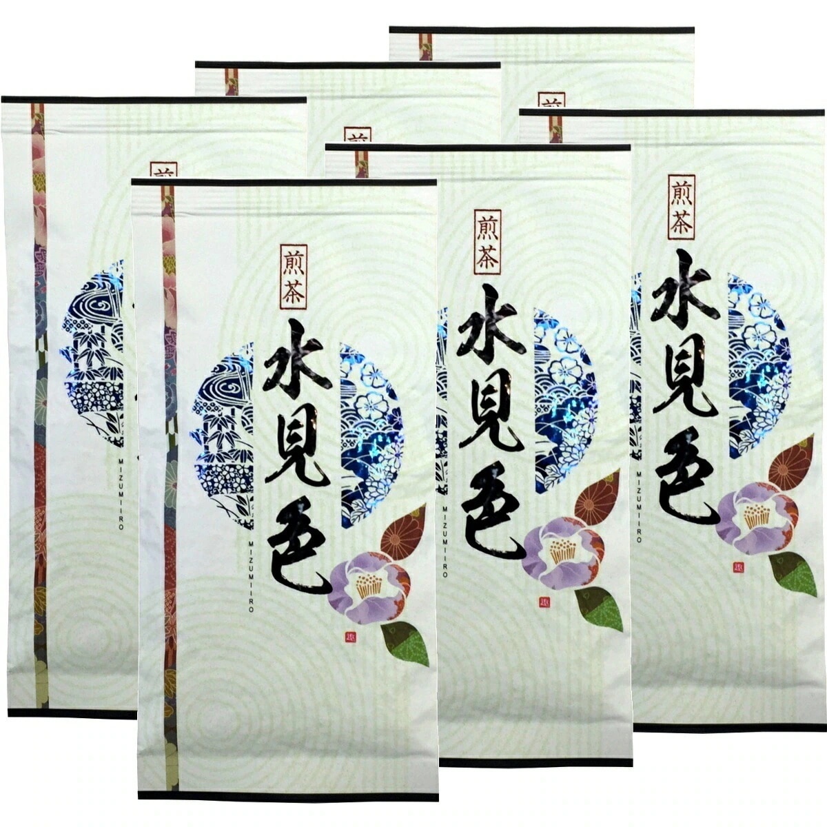 日本茶 お茶 煎茶 茶葉 水見色100g6袋セット 煎茶 茶葉 国産 葉酸 緑茶 ギフト 父の日 御中元 2026 プチギフト お茶 内祝い プレゼント 還暦祝い 男性 女性 父 贈り