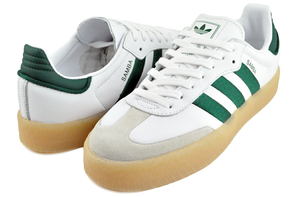 サンベイ ウィメンズ フットウェアホワイト カレッジエイトグリーン id0440