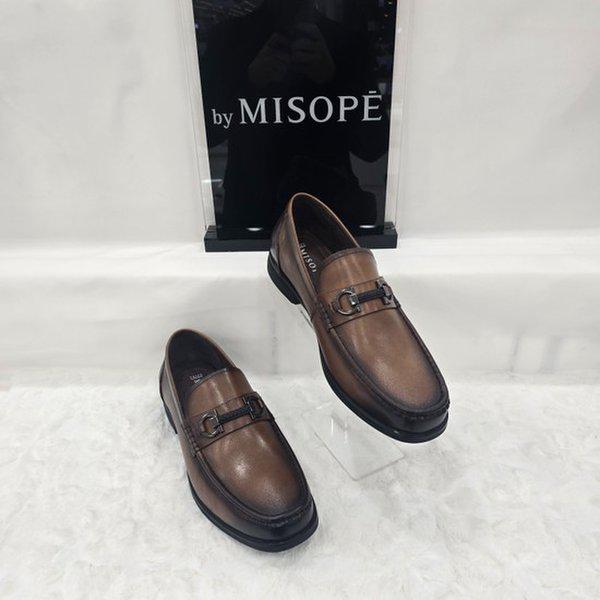 By 男性用装飾ローファー 122HT339TG201 MBROWN 2 JJ