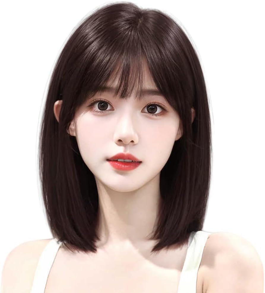 人毛100％ 手植え ボブ レディース 医療用 ストレート 超リアル人工皮膚 つむじ 女性用 かつら 空気感 小顔 おしゃれ 通気 自然 人気 抗菌
